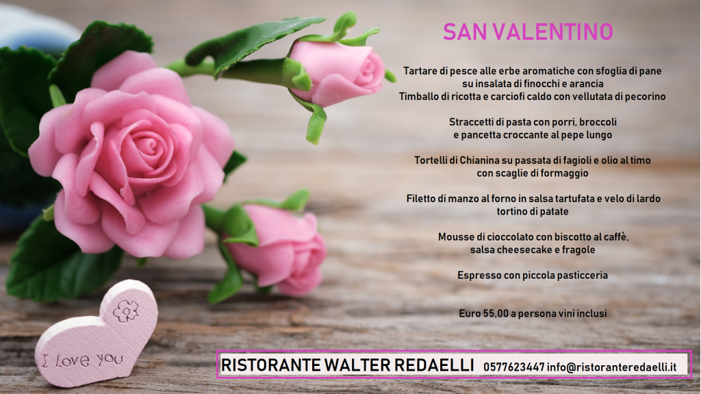 CENA SAN VALENTINO 2019